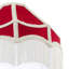 19 cm H Empire Fabric Lamp Shade ( No Direct Attachment Method ) in Red