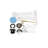 Plastic Leg Tub Drain with Overflow and Trip Lever Stopper With Polished Chrome Finish