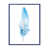 Encadrement bleu