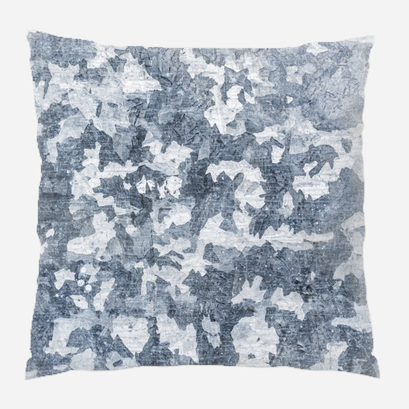Coussin décoratif à motif , Bleu, Intérieur