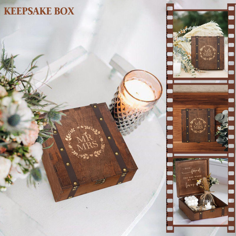 Small Decorative Box with Lid Set of 2