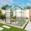 Serre en polycarbonate, serres de plain-pied pour toutes les saisons-122037310-122037311