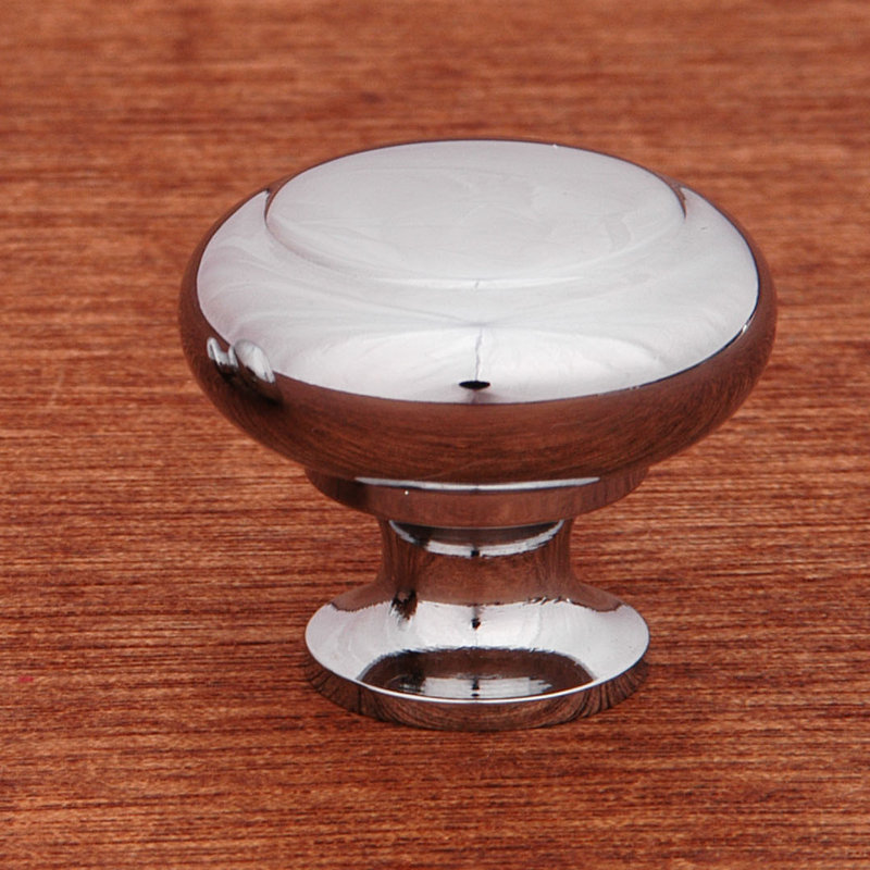 CK Series 1 1/4" Diameter Mushroom Knob, Chrome