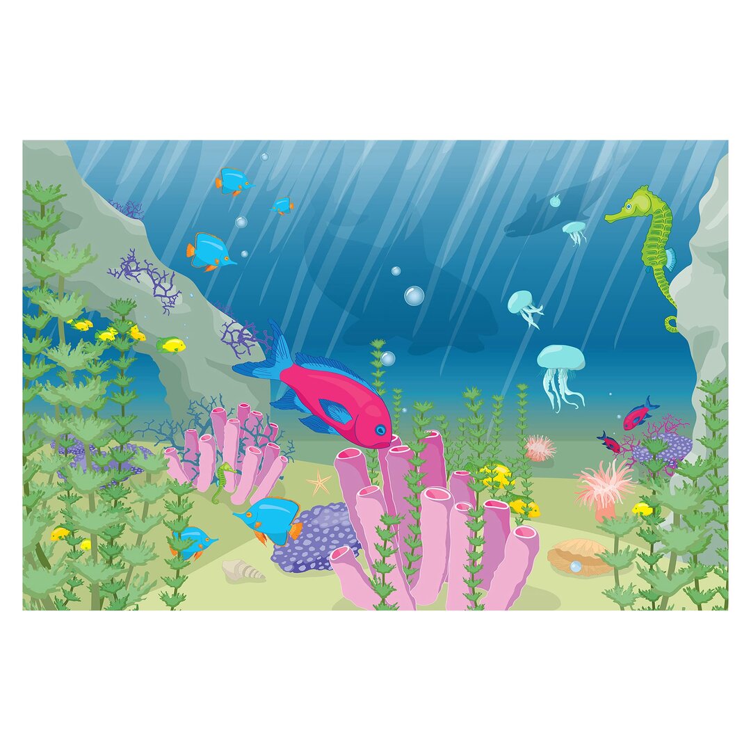 Strukturierte Tapete Underwater World 1,9 m x 288 cm