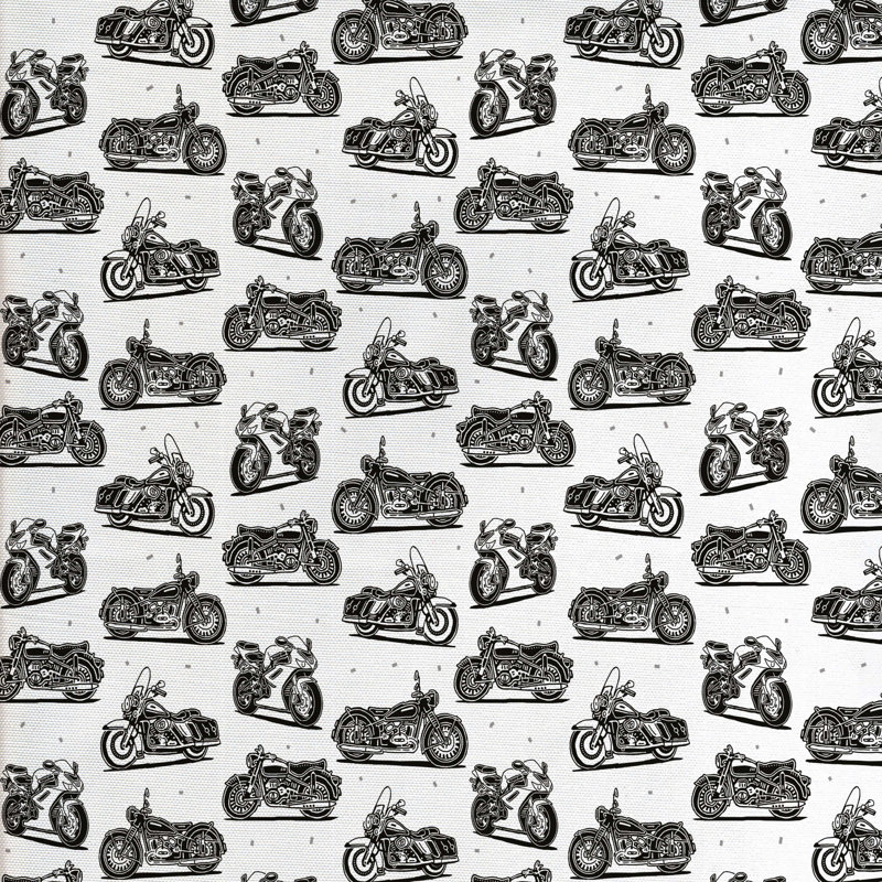 Tissu de motocyclette, l 58 po x L 180 po
