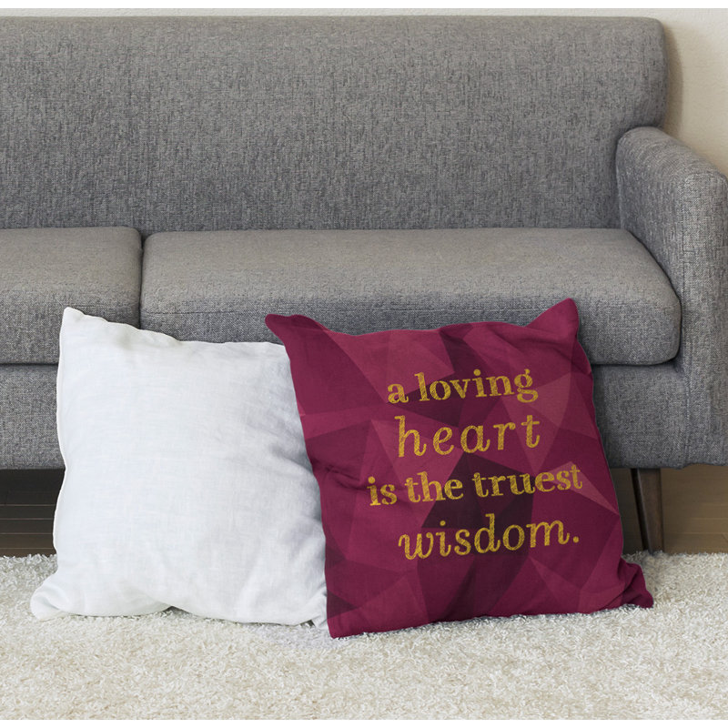 Coussin de sol pierres précieuses amour & sagesse, H 28 po x l 28 po, Spinelle / or