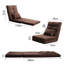 Canapé-lit triple rabattable, canapé-lit réglable avec coussin, 5 positions inclinables, canapé-lit convertible