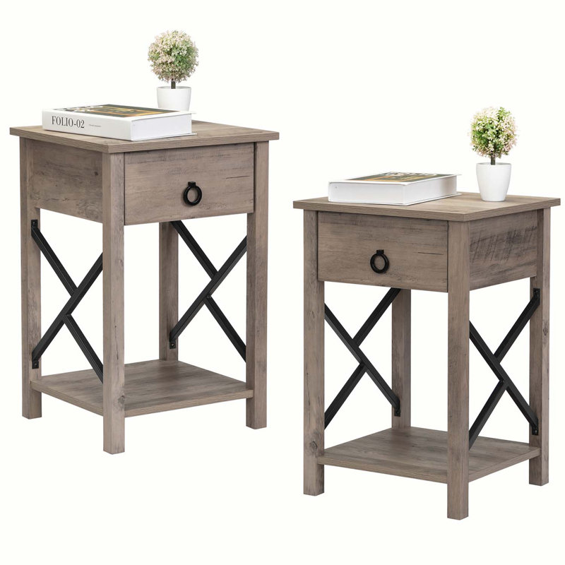 Sierria 17.5'' W Solid Wood Nightstand