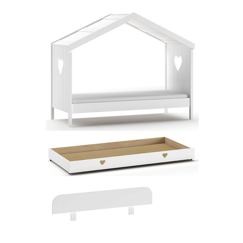 Amori European Single (90 x 200cm) House Beds by Vipack