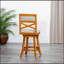 Tabouret pivotant à dossier en X 30 po-717905759-717905761