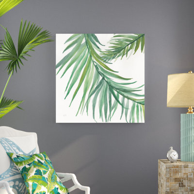 "Ferns IV" par Chris Paschke, reproduction d'art sur toile tendue