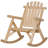 Outsunny Outdoor Wooden Rocking Chair-436272470