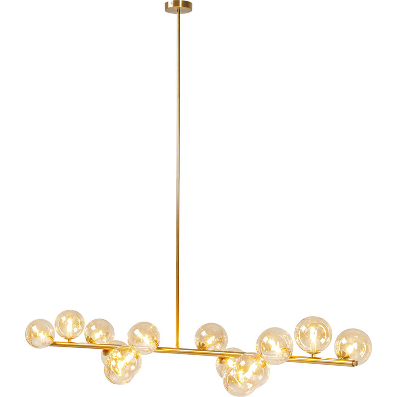 Pendant Lamp Scala Balls 155cm, Gold