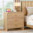 3 Drawers Oversized Nightstand Set, 31.5" Wide Extra Large Night Stand With Charging Station, Modern Bedside Table, Wood Dresser for Bedroom, Oak (Set of 2)-1241544909-1241544907