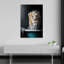 Lion dans une baignoire 6 art mural contemporain lion-218517410