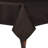Ultimate Textile Damask Kenya Tablecloth - Modern Jacquard Design, Chocolate Brown-103400033-103400034