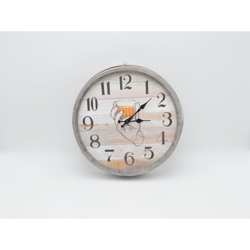 Crass Wood Wall Clock