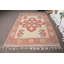 Grands tapis de 5,5 x 7,6 pi, tapis turc, tapis rétro, tapis de luxe, tapis antiques, tapis froids beiges