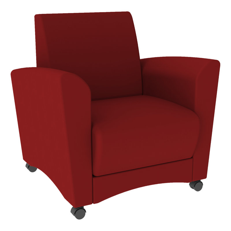 Chaise rembourrée Pro Series, Cramoisi