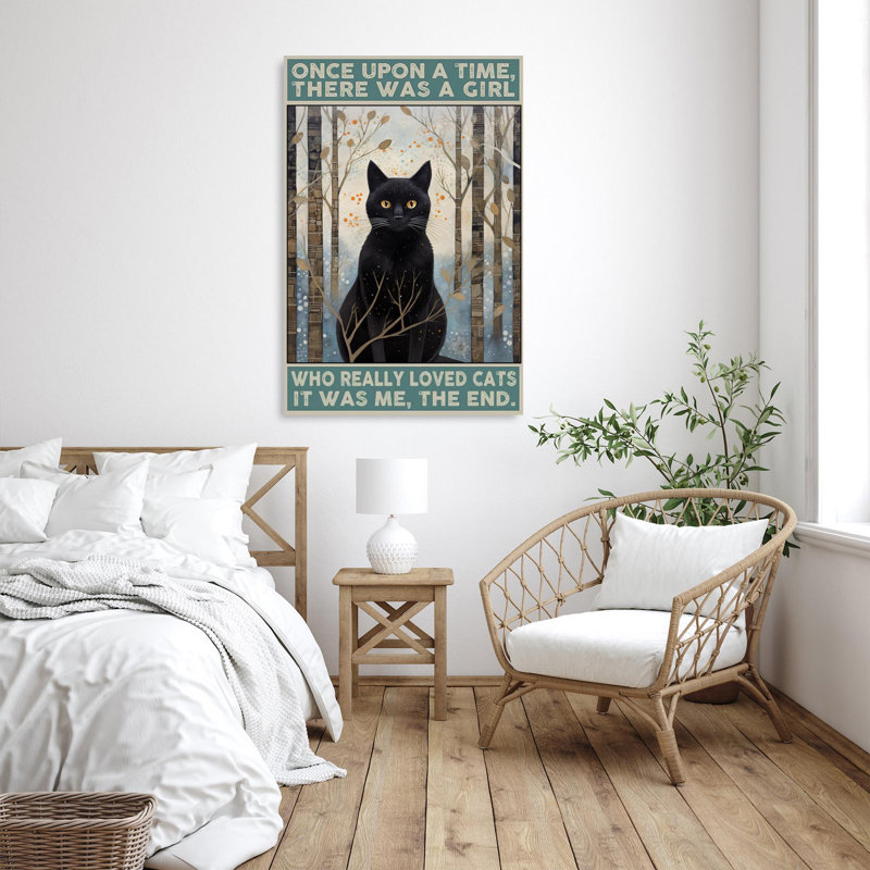 " Who Really Loved Cats 2 ", 36" H x 24" W x 1.25" D