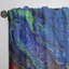 Rouge rouge bleu et jaune Art Marble Art - Rideau abstrait - Velours obscurcissant - 1 panneau-124549121