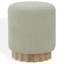 Nikolas Round Boucle Ottoman-357644459