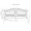 Barrière d'allée en acier à double battant - Ensemble complet de style VENISE-93502065
