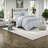 Elegant Seersucker Bedding Sets, Polyester, Farmhouse Style For Home