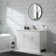 Centerset 2-Handle Waterfall Bathroom Faucet with Drain Assembly