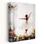 Ballerine parmi des fleurs, rêve, élégante fleur éthérée, art mural nature-129150163