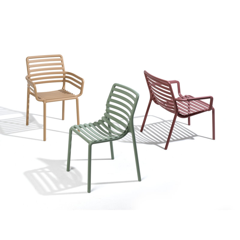 Doga Outdoor Dining Side Chair, Mint