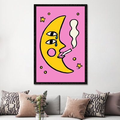 Sassy Moon by Aley Wild - Gallery-Wrapped Canvas Giclée on Canvas