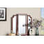 Ensemble de meuble-lavabo luxueux Majestic Classic couleur cerise avec tabouret et 3 tiroirs de rangement