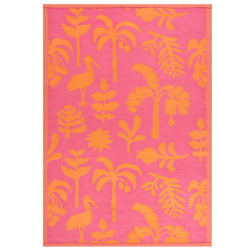 Floral 120cm X 180cm Indoor / Outdoor Area Rug