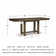 Hannalise Extendable Trestle Dining Table