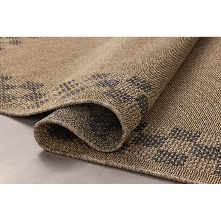 Chris Loves Julia x Loloi Providence Natural / Charcoal Indoor/Outdoor Area Rug