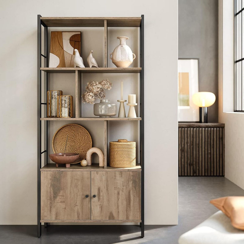 154.5 cm H x 74 cm W Steel Bookcase