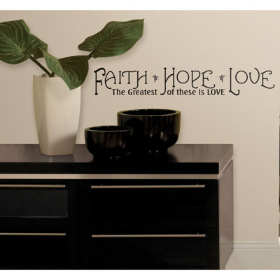 Text & Numbers Non-Wall Damaging Wall Decal