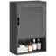 HOMCOM Bathroom Cabinet Wall Storage Shelves 40 x 20 x 60-793062233