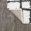 Tapis blanc / gris à poils longs Arenal-1414768406