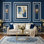 Pre-Cut Wall Molding Kit – 6-Frame Layered Wainscoting Panel Set - Paintable PS Wall Trim for Full Wall Accent, DIY Decor For Living Room, Bedroom, or Dining Room，Adhesive Installation