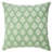 20" Green And White Geometric Cotton Throw Pillow-425905140-430725522