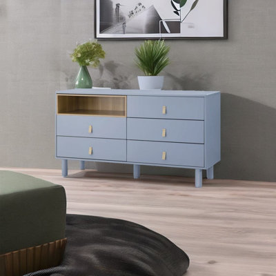 Avec armoire de rangement à 5 tiroirs