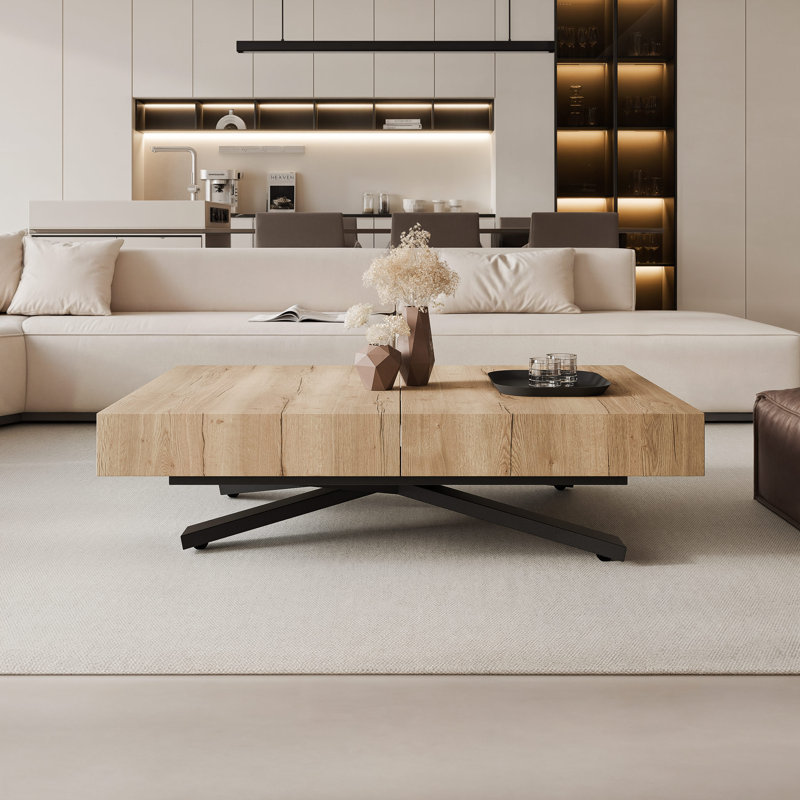 Extendable Dining Table, Natural Halifax