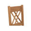 Layton 43cm H Polyester Blend Upholstered Cross Back Dining Chair-1422059059