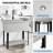 40 In.W Utility Sink Washing Room Sink Big Laundry Tub With Faucet-120932823