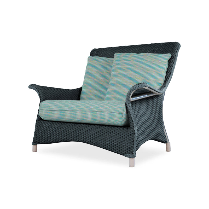 Mandalay Outdoor Lounge Chair, Fife Aruba, Fawn