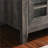 Electric Fireplace TV Stand, 55 Inch Gray Wash with Storage &amp; Tempered Glass | Gray Wash | Tempered Glass+MDF-1344421647