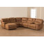 Eudon Upholstered Reclining U-Shaped Sectional Symmetrical