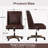 Mellins Swivel Chenille Upholstered Task Chair-886834303
